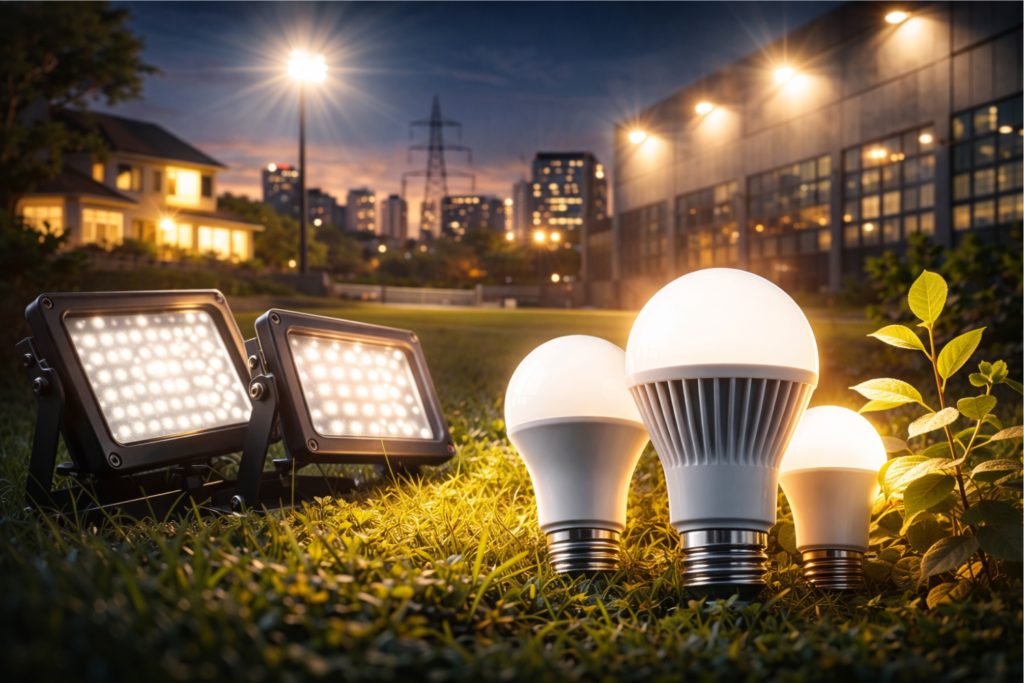 How LED Bulbs and Flood Lights Improve Energy Efficiency