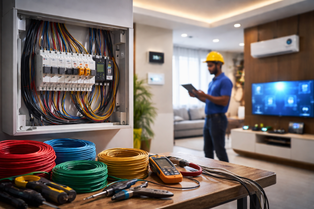 Best Electrical Wiring Practices for Modern Smart Homes in India