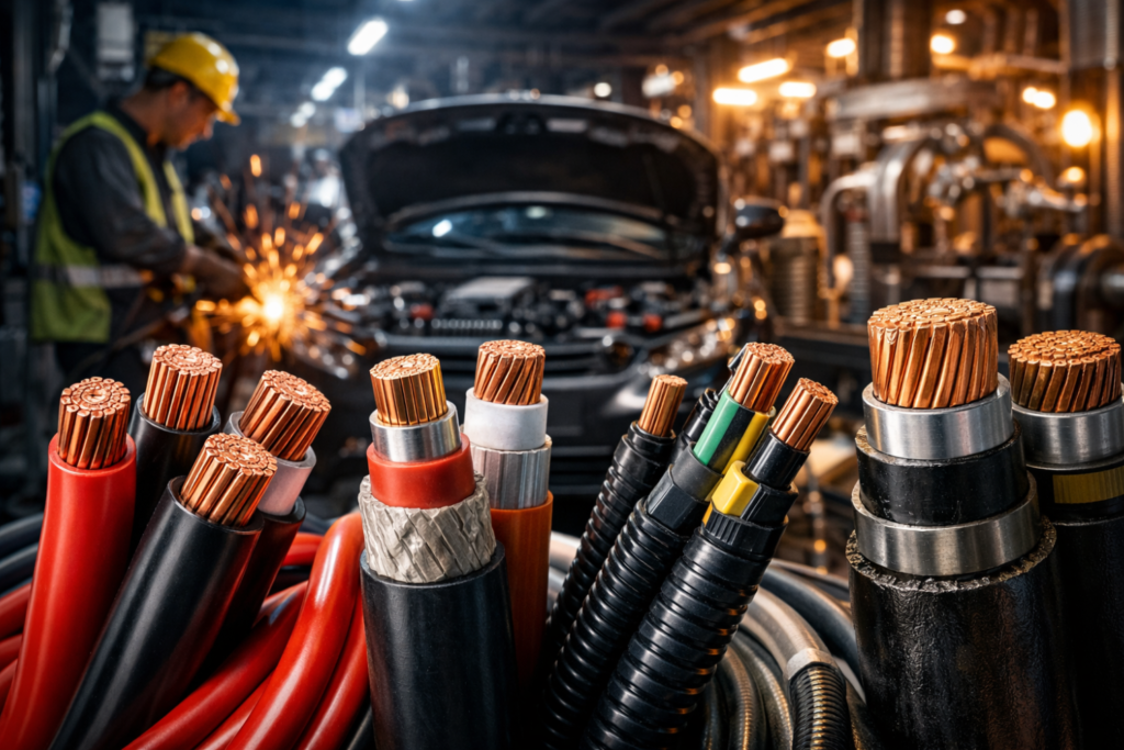 Understanding Different Types of Cables: PVC, FRLS, Automotive & Industrial Wiring Explained