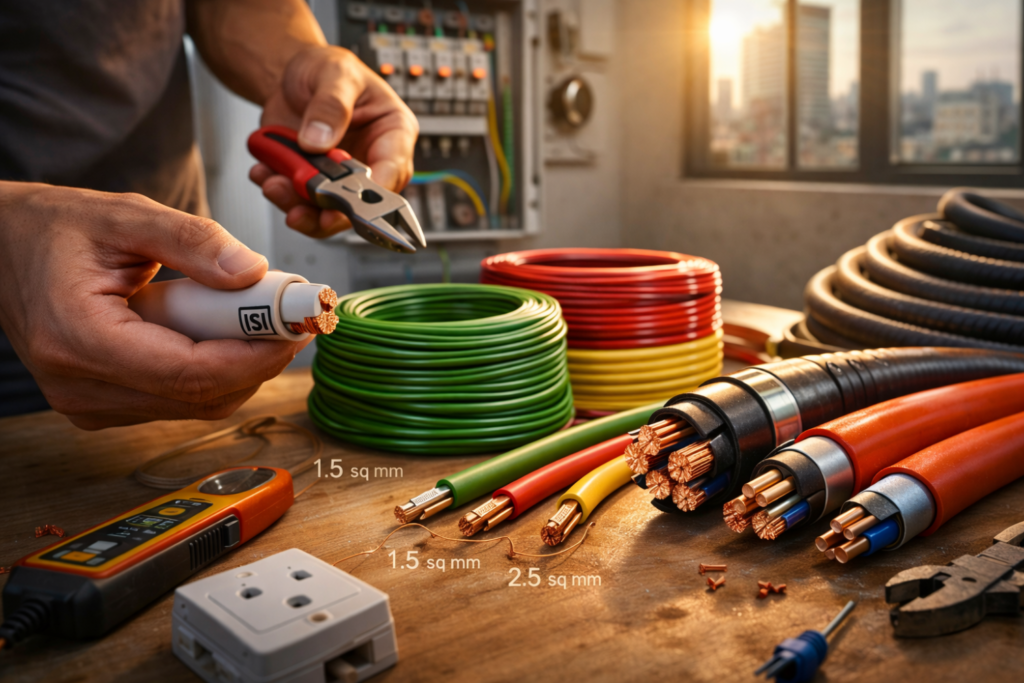 How to Choose the Right Electrical Cable for Your Home in India (Complete 2026 Guide)