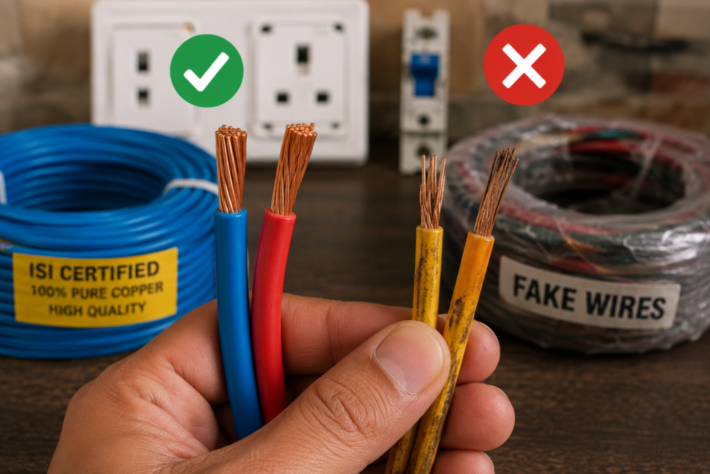 How Can You Identify Fake Electrical Wires in India?